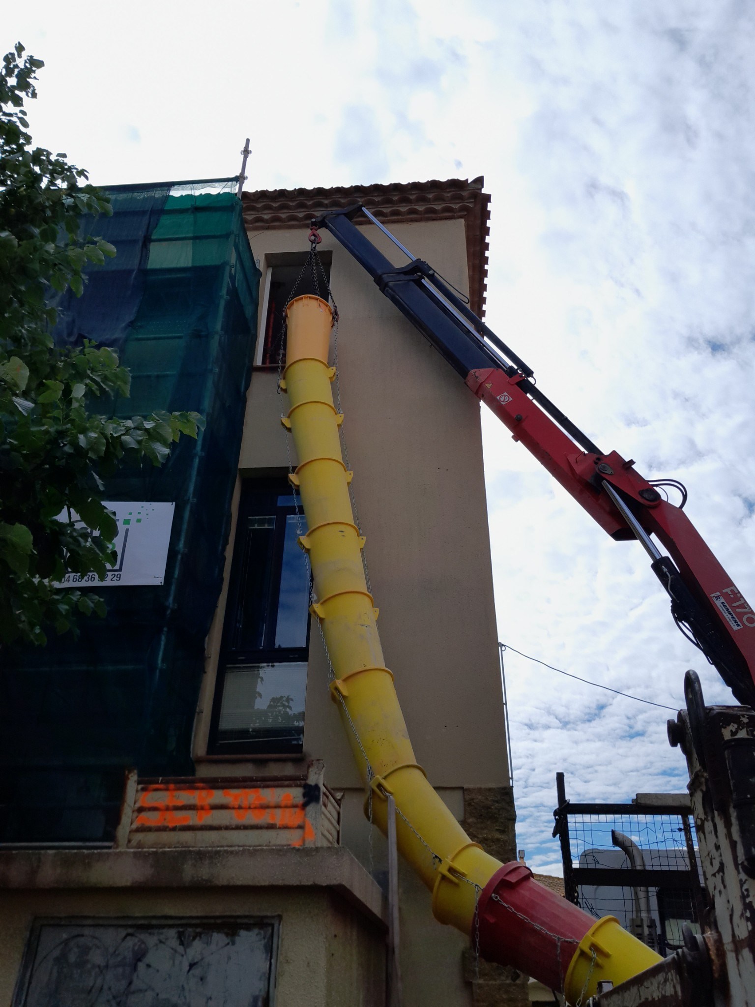 Chantier pour la mairie de Leucate