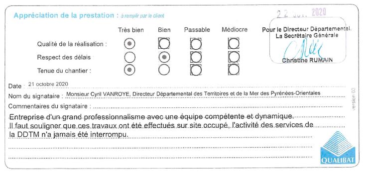 Avis du département 66