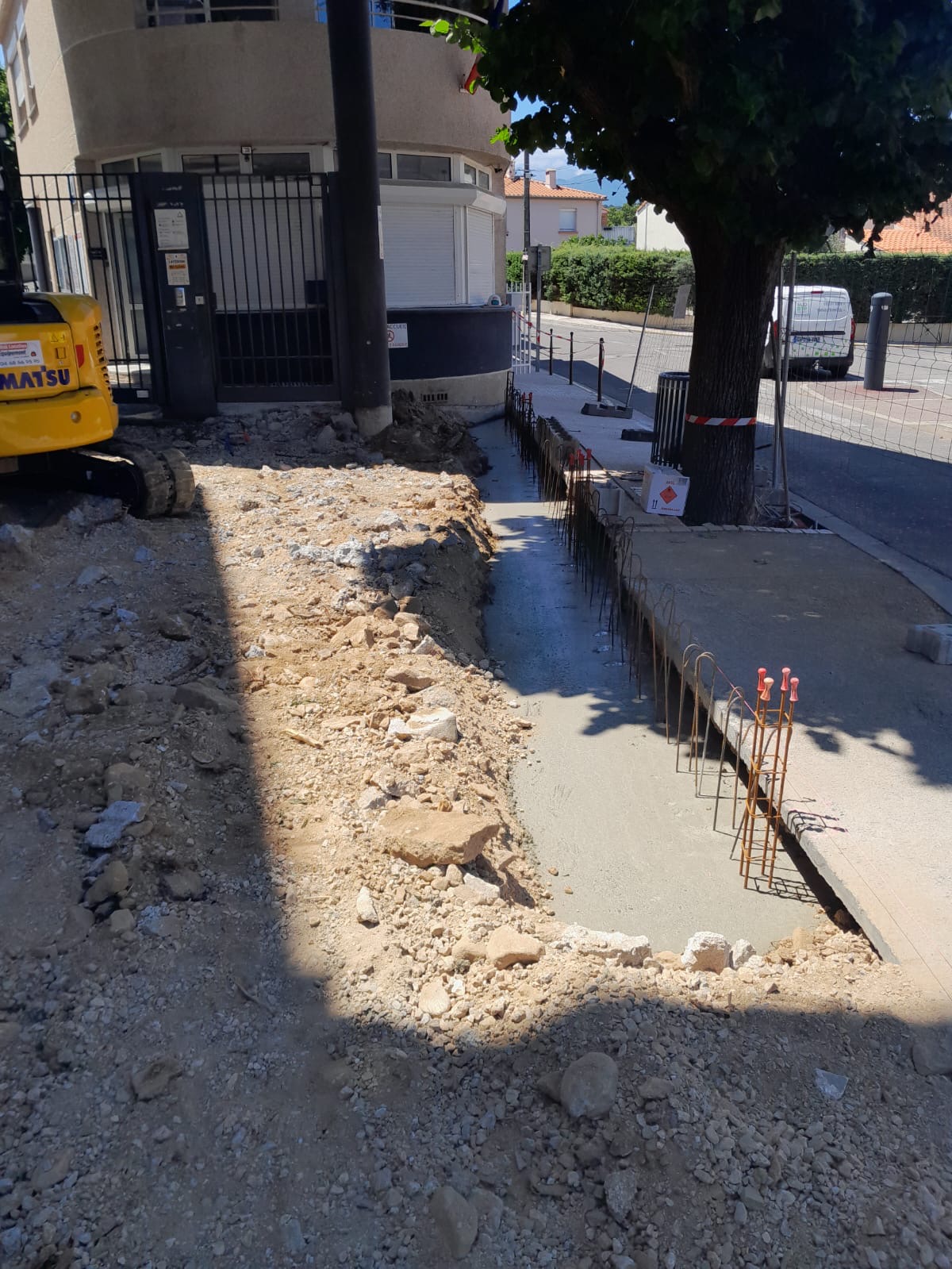 Travaux de sécurisation du lycée Déodat de Séverac à Céret