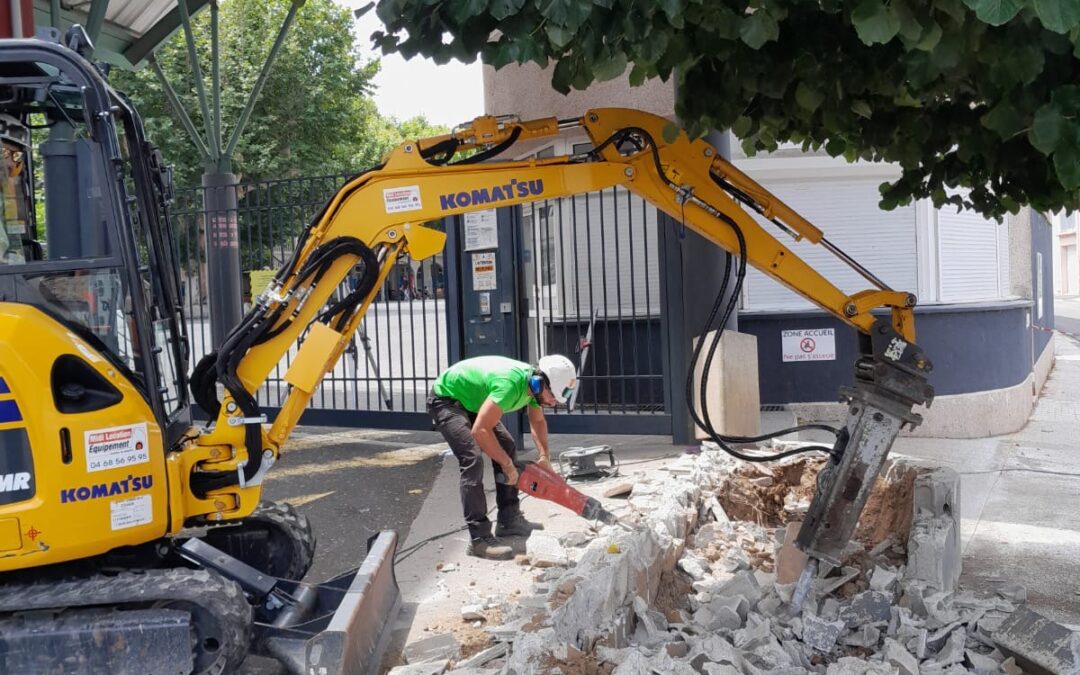 Travaux de sécurisation du lycée Déodat de Séverac à Céret