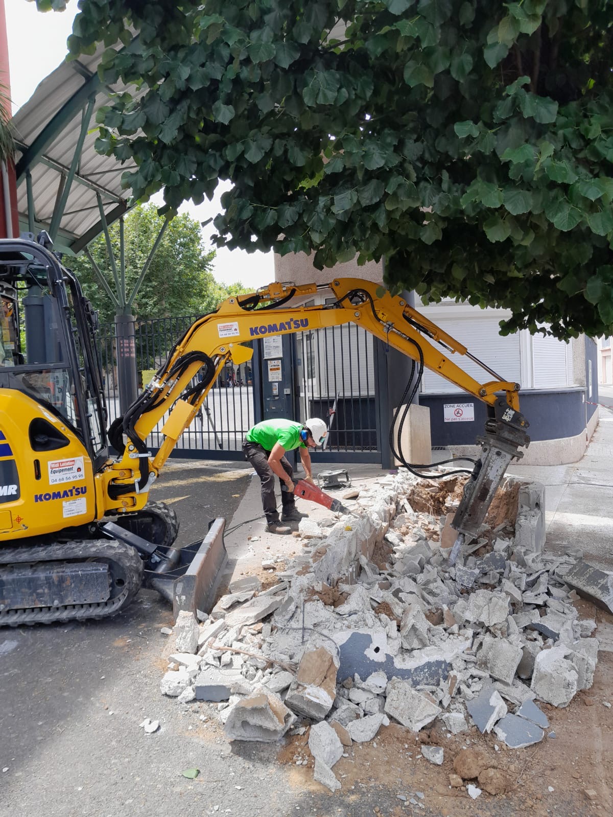 Travaux de sécurisation du lycée Déodat de Séverac à Céret