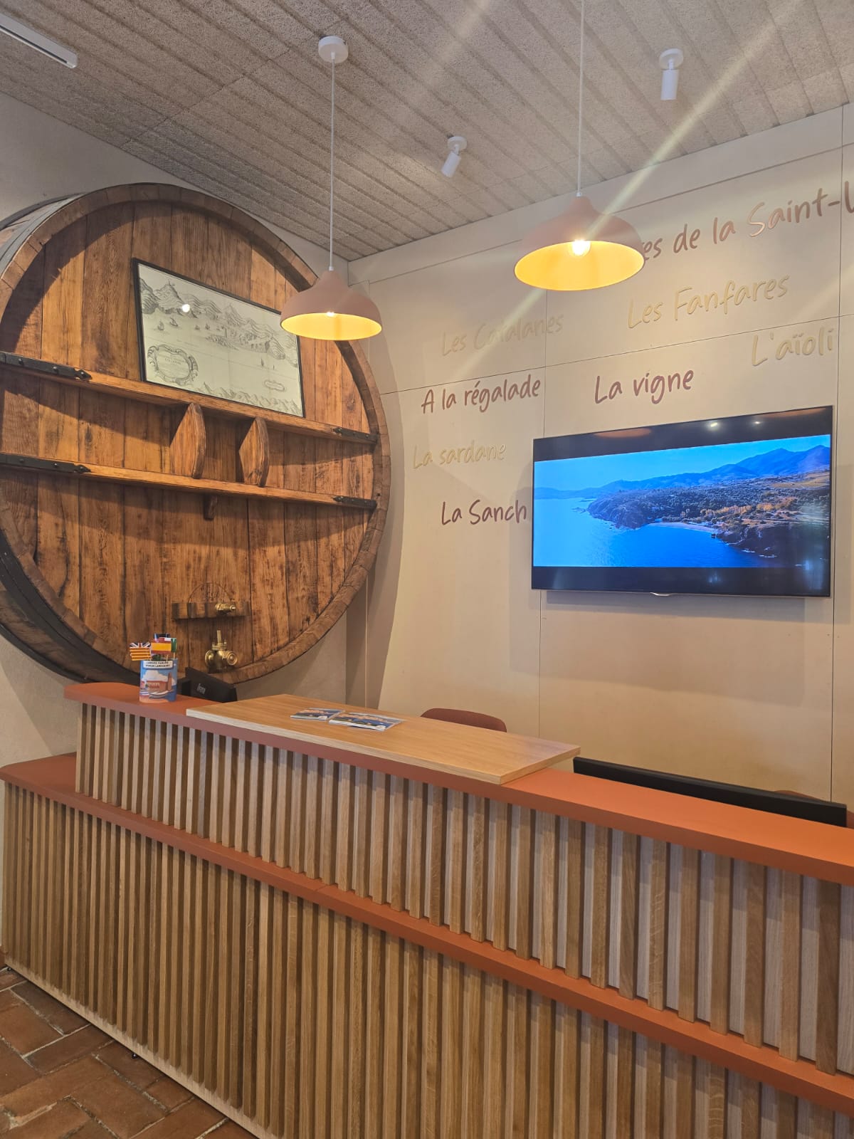 Réaménagement de l'office de tourisme à Collioure