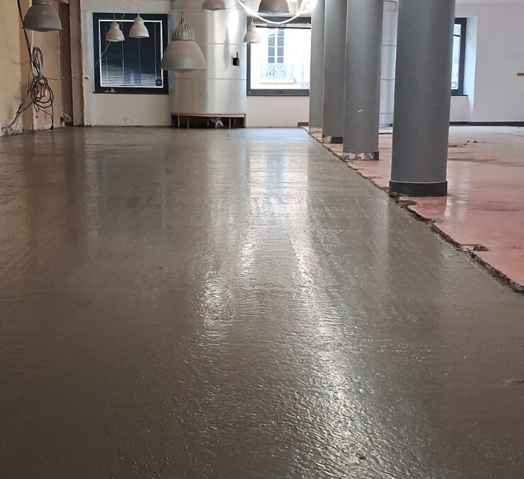 Création d’un plancher intérieur en structure métallique de type bac collaborant et béton armé à l’office de tourisme de Narbonne